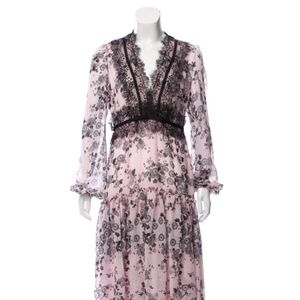 GIAMBATTISTA VALLI 2017 Silk Midi Dress